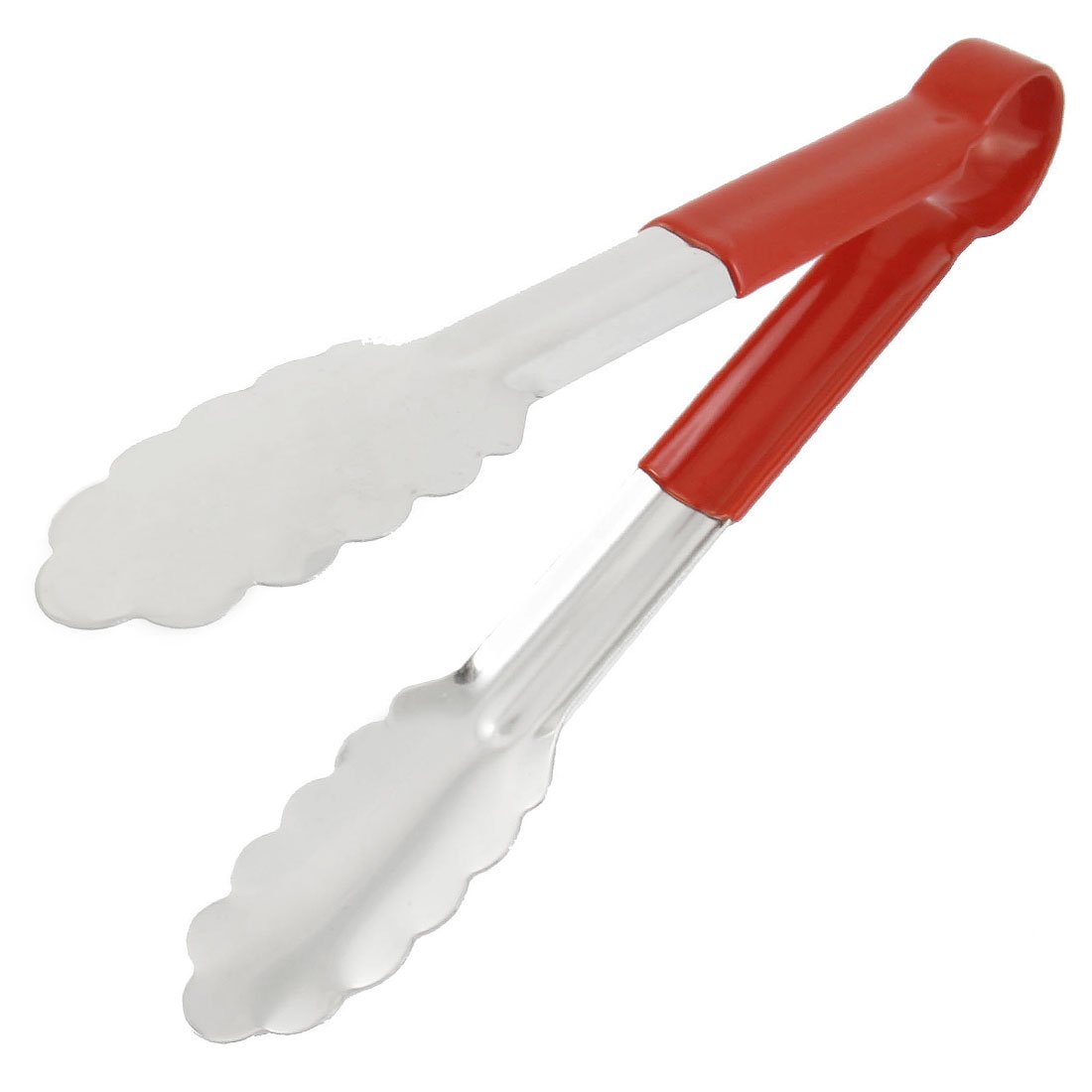 Pinza para repostería, Cabezal Recortado Ondulado, Pinza para Alimentos, Herramienta para Servir, Pinzas de 9 "de Longitud