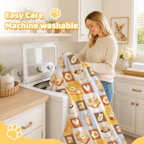 Corgi Blanket Gifts for Corgi Lovers,Adorable Puppy Throw for women - image 7