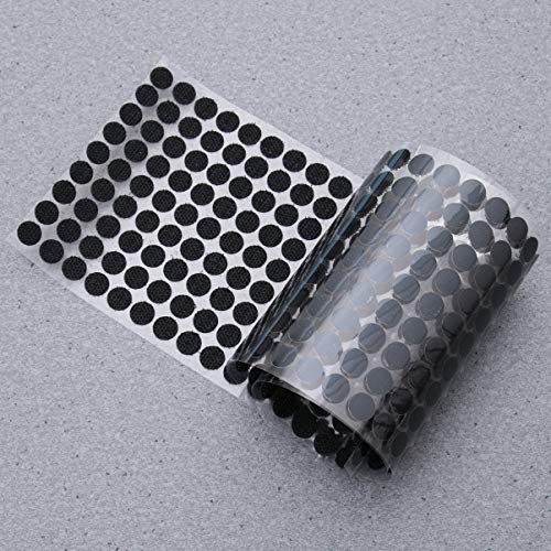 Milisten 900 peças de gancho e pontos de laço adesivos nas costas moedas autoadesivas Fitas adesivas