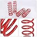 Jdm Red Suspension Lowering Coiled Springs Set For Civic/Integra