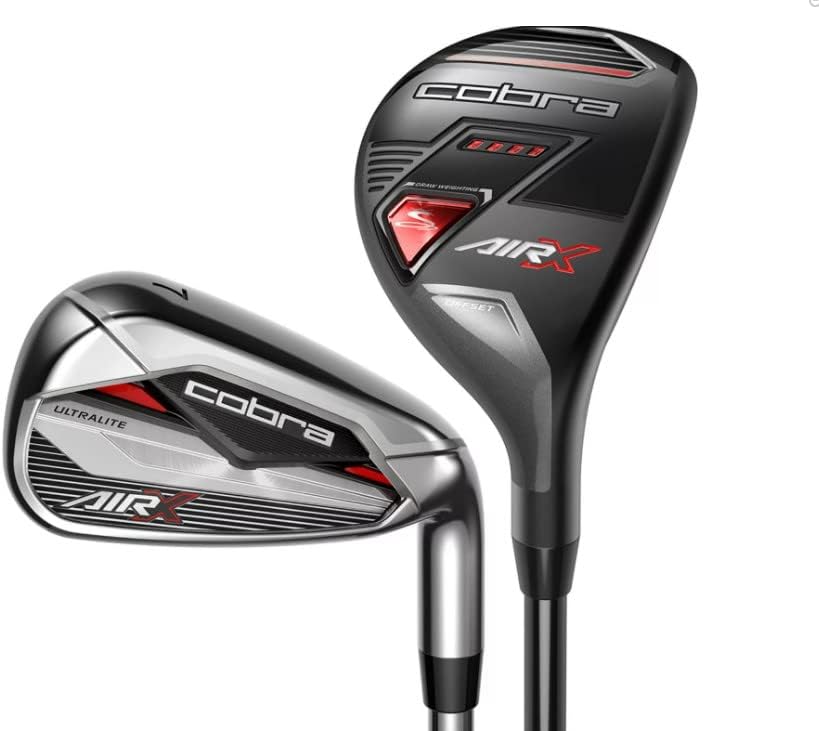Cobra AIR-X Grey/Red Combo 2022 4-PW Iron Set Stiff New