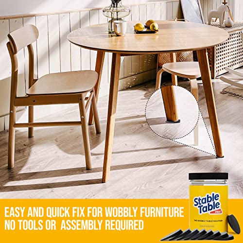 Stable Table - Black Restaurant Table Leg 30 Shim Wedges Premium Furniture Levelers Restaurant Table Shims, Home Improvement Diy Levelers - Rubber Type Texture, Firm, Non-Slip, Doors, Tables And More #TOP1