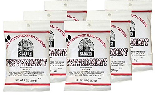 Claey's Natural Peppermint Candy, 6 Packages of 6 Ounces Each image 3