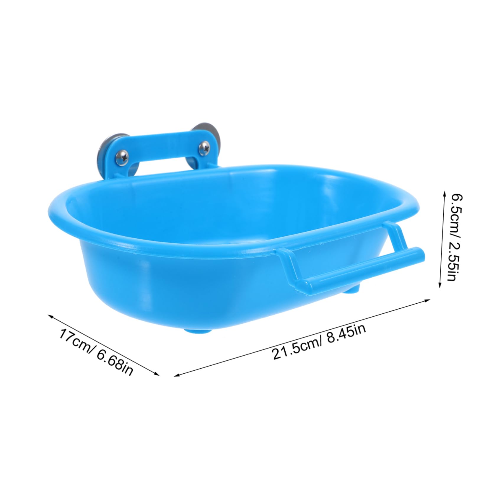 Abaodam Parrot Bath for Cage Accessory Bird Shower Bathing Bowl Bird Bathing Box Pp Material for Cage Birds