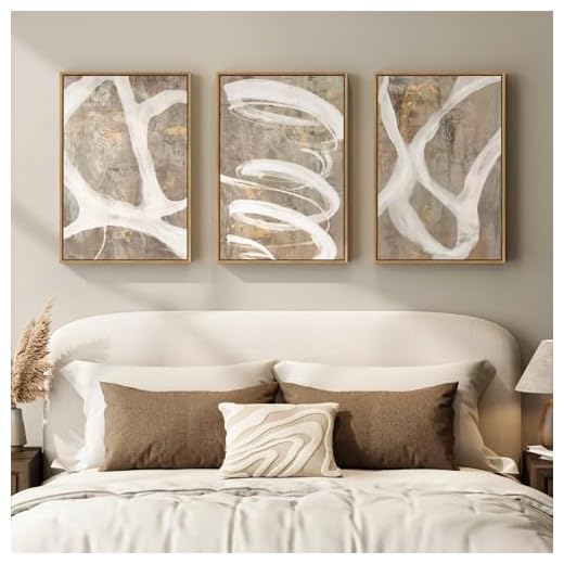 Framed Abstract Wall Art Set
