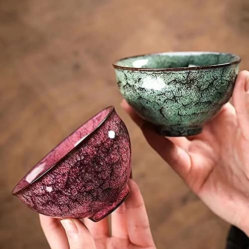 Miniatura 5 de Lxuwbd Juego De Té Chino De Cerámica Kung Fu, Taza De Té De Estilo Japonés, Juego De Té De Yerba Mate, Juego De 5 Tazas De Cerámica Mate, Taza De Té