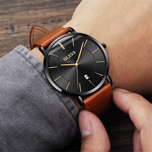 Image of OLEVS Men's Watches Analog Quartz Chronograph Dress Watch Multifunctional Stainsteel Steel Waterproof Classic Original Watch for Man