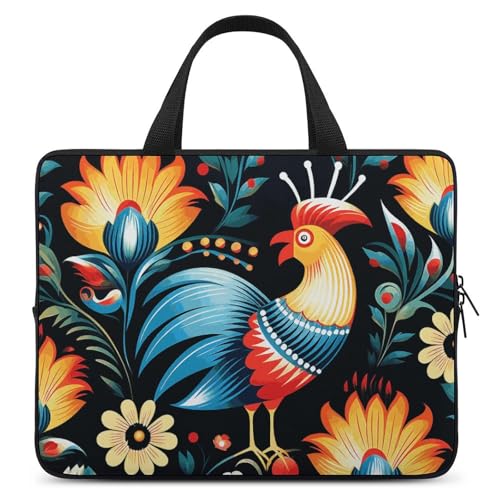 Housse ordinateur portable 30,5 cm avec motif art populaire polonais pour tablette