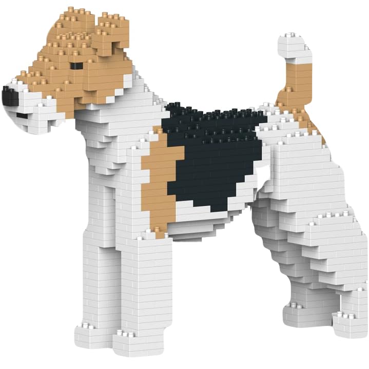 ADULT PUZZLE TO BUILD WIRE HAIRED FOX TERRIER 690 PIECES DOG FOR 14 YEARS AND OVER ONLY