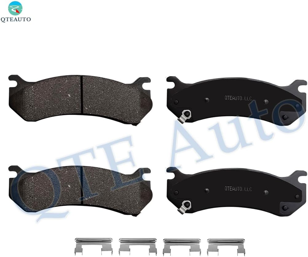 PM Auto Front Brake Pads Replacement For 2005 06 Chevrolet Chevry Suburban 1500/ Tahoe, GMC Sierra 1500/Yukon XL 1500, 04-06 Avalanche 1500/Cadillac Escalade, 04-08 Express 1500, Set of 4 Brake Pads