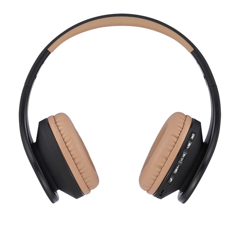 PowerLocus P1 Bluetooth Kopfhörer Kabellos, Wireless 5.0 Bluetooth Kopfhörer Over-Ear, Over Ear Kopfhörer mit mikrofon, Verbesserte Stereo Bass-Sound, Faltbare Kopfhörer für iPhone,Android,PC,iPad,TV