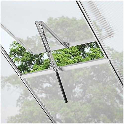 Lospitch Fensteröffner Fensterheber, Gewächshaus Fensteröffner, 7 kg max. Hebekraft, Automatischer Fensterheber für Gewächshaus, Geeignet für alle Gewächhäuser