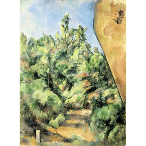 Toile Cézanne The Red Rock 127x101 cm pour décoration salon