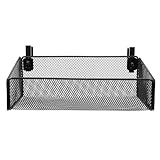 Rangement pratique : améliorez votre confort au chevet de votre lit grâce à cet organiseur. rangez votre téléphone, vos lunettes, vos mouchoirs et vos magazines dans un panier suspendu dédié, idéal pour une utilisation près du lit ou avec une rambarde