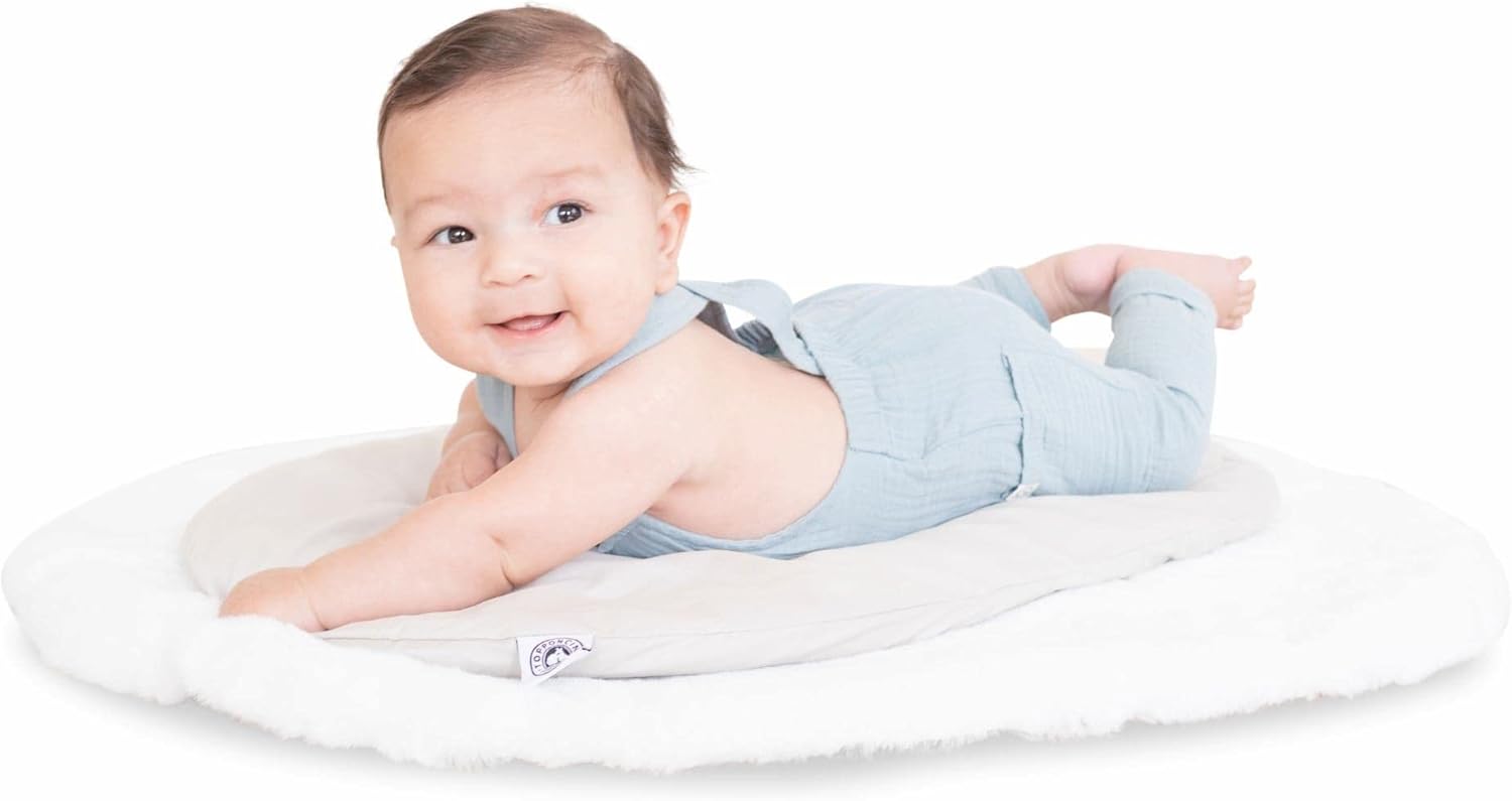 Topponcino Fur Rug by The Montessori Faux Fur Baby Mat for Extra Warmth & Softness | Animal-Friendly | Machine Washable