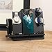 LAC Wood Phone Docking Station - Nightstand Organizer for Men Cell Phone, Watch, Wallet - Birthday Gift Men, Dad or Husband