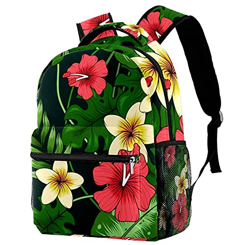 Sac à dos motif floral aquarelle en toile haute densité