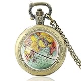 Fácil de usar: el reloj de bolsillo con cadena puede configurar el tiempo en segundos. Presione el botón para abrir el reloj y el movimiento de cuarzo de precisión. Una alternativa perfecta al collar.