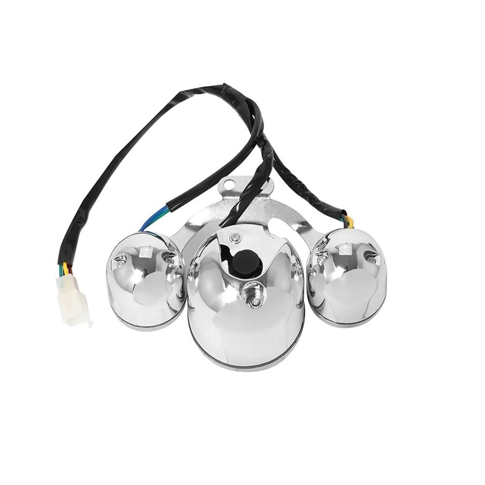 Kit Strumento Multifunzione Per Moto – Tachimetro Digitale, Contachilometri, Contagiri E Voltmetro, Con Indicatore Carburante, Custodia In Acciaio