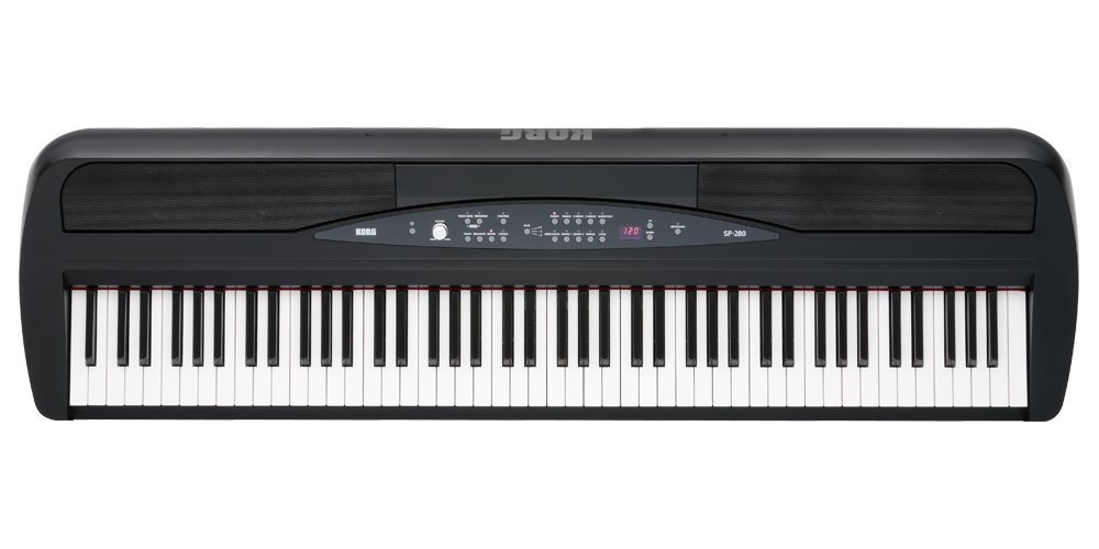 Korg SP280BK - Pianoforte digitale a 88 tasti, con altoparlante, versione internazionale