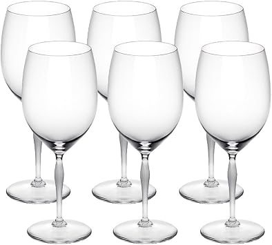Lalique 100 Points Bordeaux Glass Set Of 6