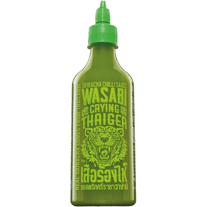 Crying Thaiger Sriracha | Thai Cuisine | Use as Ingredient or Condiment | Spicy | Veg (Wasabi Sauce, 200 ml)