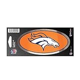 Denver NFL Broncos wcr07024014 Chrom Aufkleber, 7,6 x 17,8 cm