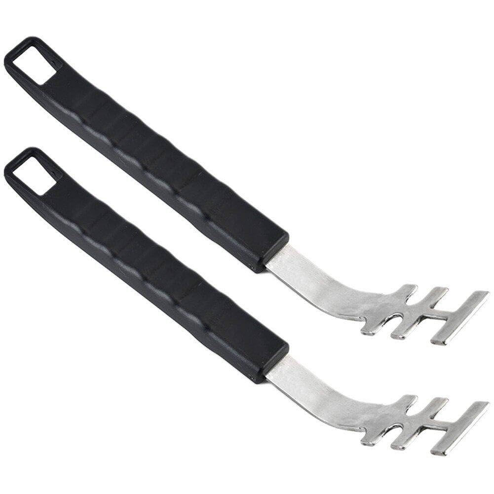 Casiler 2 Pcs Grill Grate Lifter, Anti-Scald Cooking Grid Lifter Grill Accessories For Moving Hot Grate Barbecue Accessories