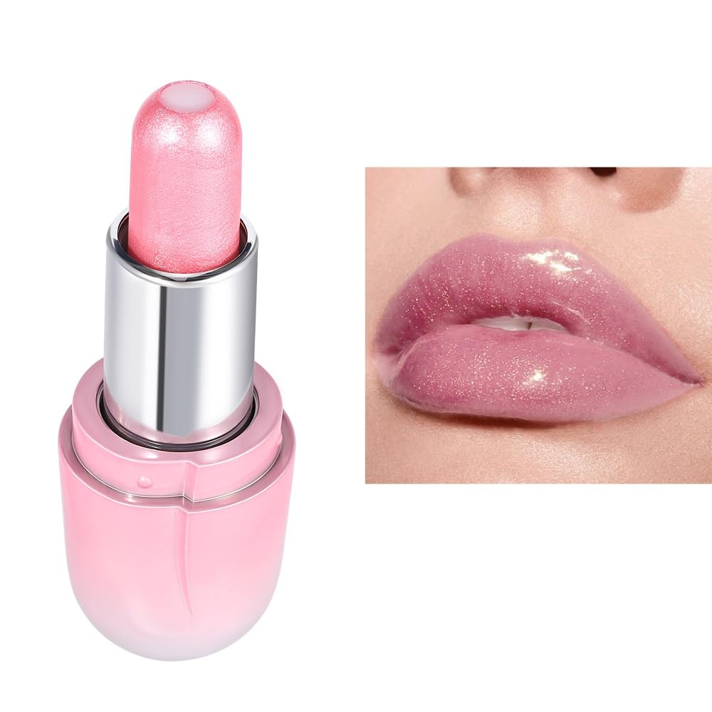 Generic Sparkly Fluorescent Lipstick, Jelly Cup Lipstick, Non-Fading Color, Long Lasting Wear (2), 1 Ounce (Pack of 1)