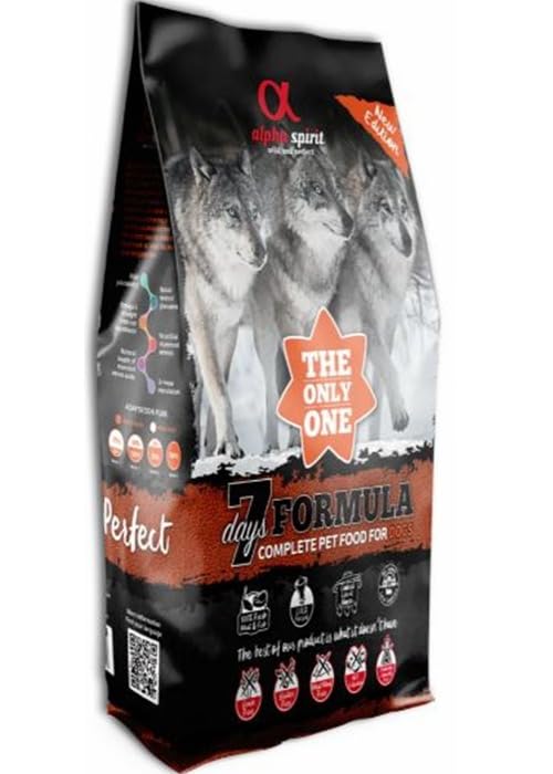 Alpha Spirit Fórmula 7 Días Pienso Comida Seca para Perros (Pack 2x12KG) SIN Stock