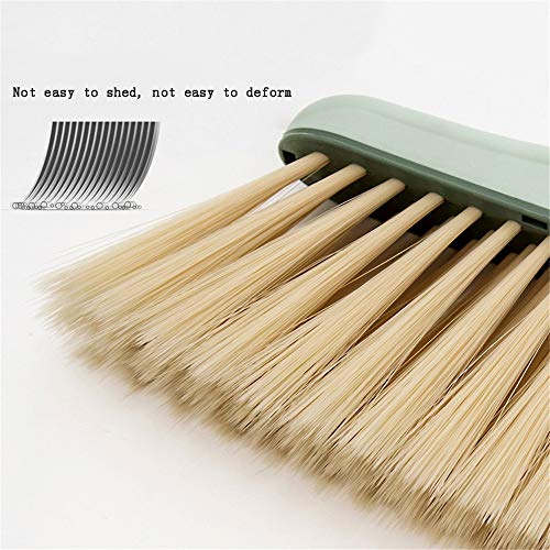 LVUNZJCA Besen und Kehrschaufel Set Haushalt Kleine Klappbesen Kehrschaufel Set Reinigungsbesen Kombination für Kehren – Bild 5