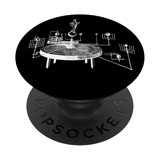 Steampunk-Planetarium, mit viktorianischem Jogger PopSockets mit austauschbarem PopGrip