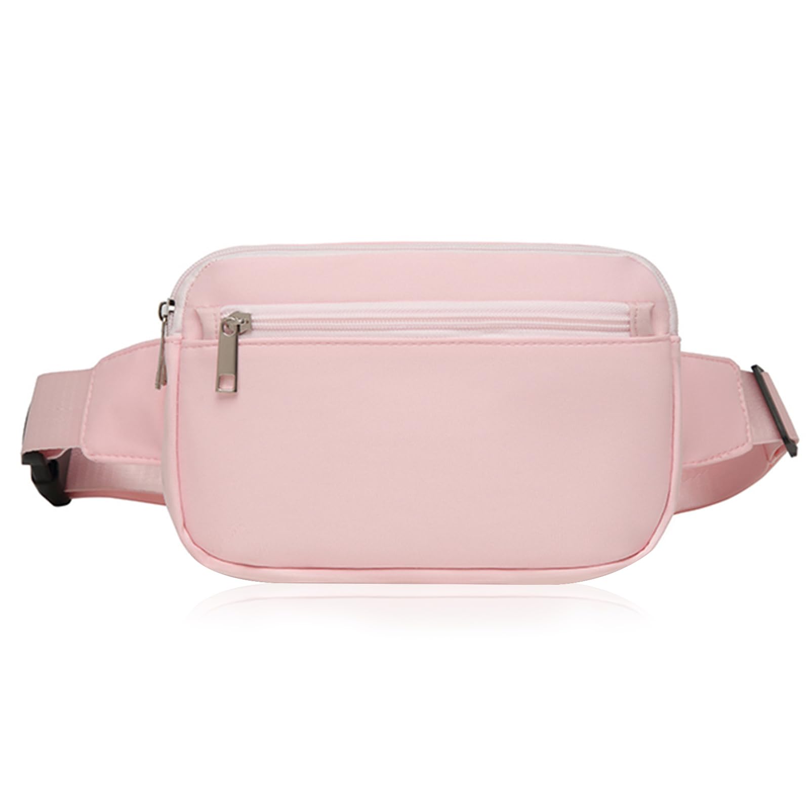 Bumbag Large Fanny Pack Fanny Pack with Adjustable Straps Bum Bags Men Women Crossbody Chest Bag with Multi Pockets Running Belt Bag for Outdoors Workout Hiking Gifts for Men Women (Pink)