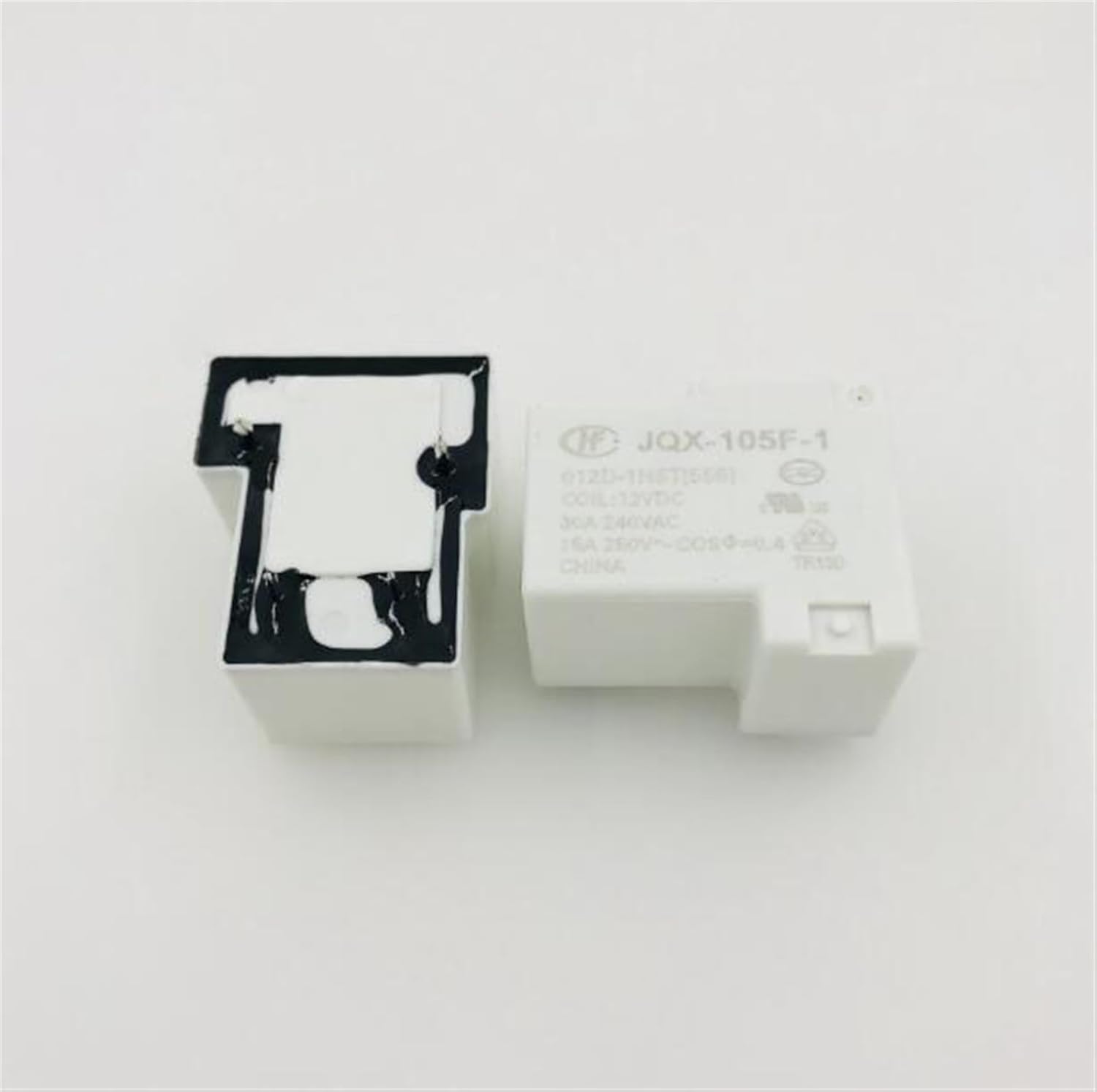 12V Relay HF105F-1-012D-1HST HF105F-1 JQX-105F-1 012D-1HST HF105F1012D1HST 12VDC DC12V 30A 240VAC 4PIN(10PCS)