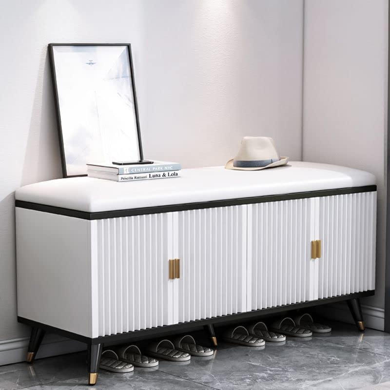 Banc de rangement compact de 30,5 cm de profondeur pour libérer l'espace au sol