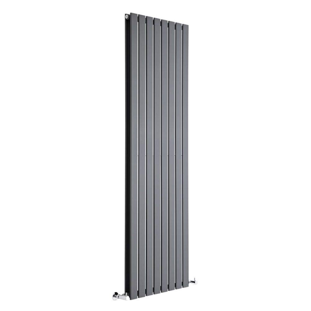 Milano Alpha Anthracite Vertical Double Flat Panel Radiator - 1780mm x 560mm