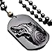 c1lint7785631 pure Hand Carved Natural Genuine Obsidian Howling Wolf Head Amulet Necklace Pendant