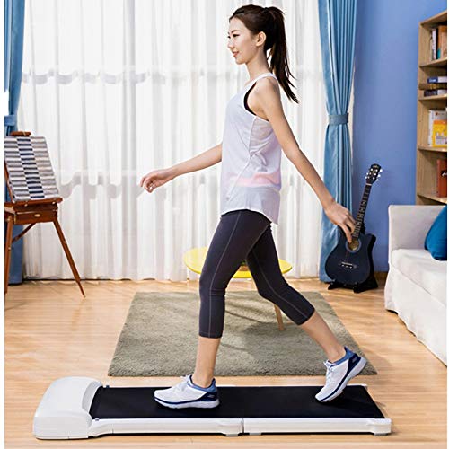 Image of Treadmill Foldable Home Treadmill Mute Small Flat Exercise Fitness Equipment, Portable Treadmill Dormitory Bedroom