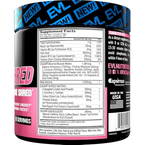 Evlution IN-ENGNSHPL30 Pre Workout Supplements
