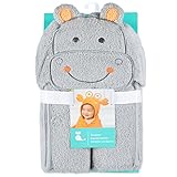 nilpferd baby tot  Lustiges Kapuzenhandtuch ~ Nielpferd grau ~ Badetuch Kaputzenbadetuch Baby Handtuch