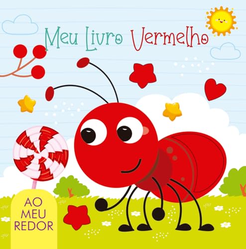 Meu livro – vermelho – ao meu redor: