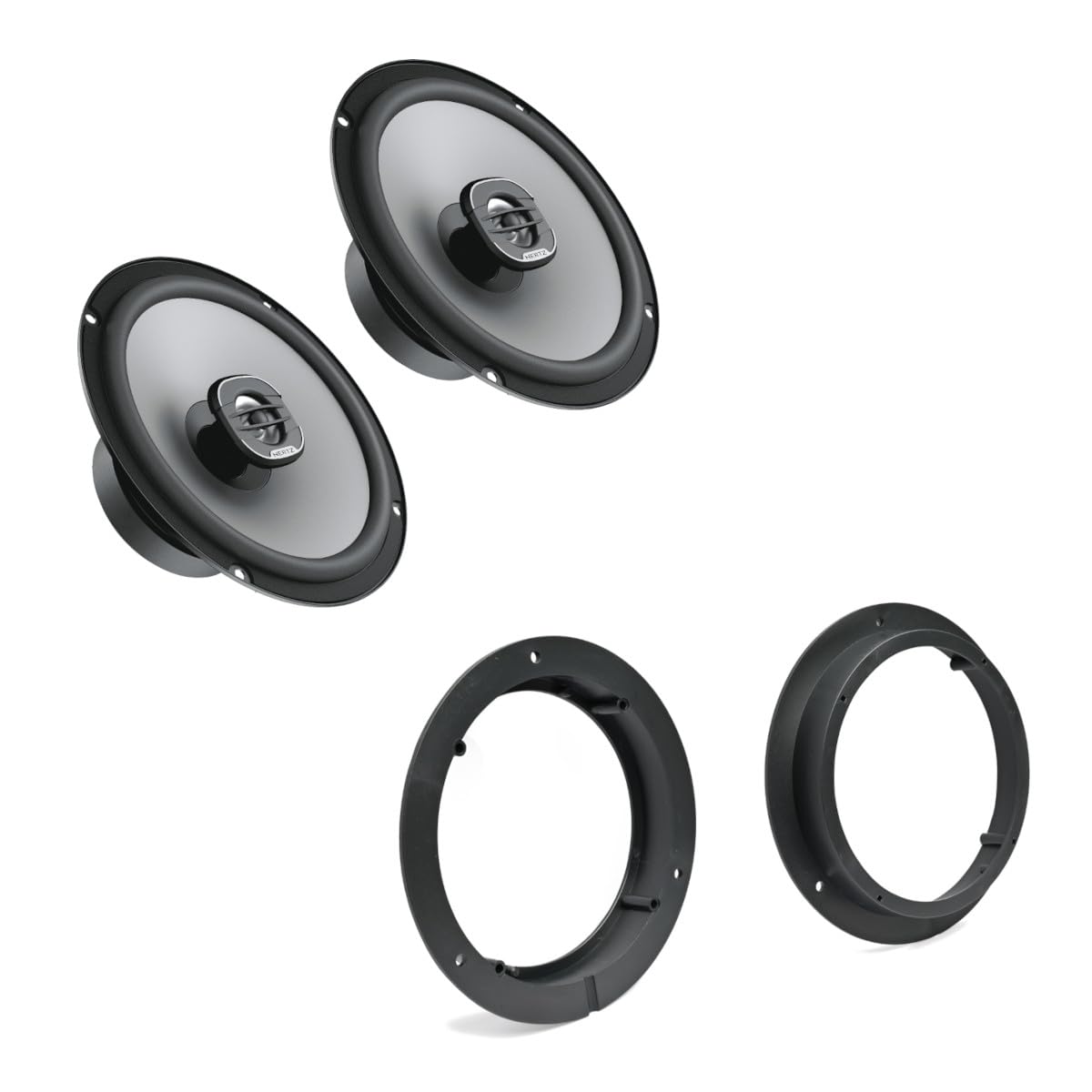 Superauto-hifi Hertz LINEA UNO Altoparlanti coassiali da 165 mm X165 (220 W) + supporti casse Compatibile con Mercedes CLASSE A e CLASSE B Predisposizione anteriore