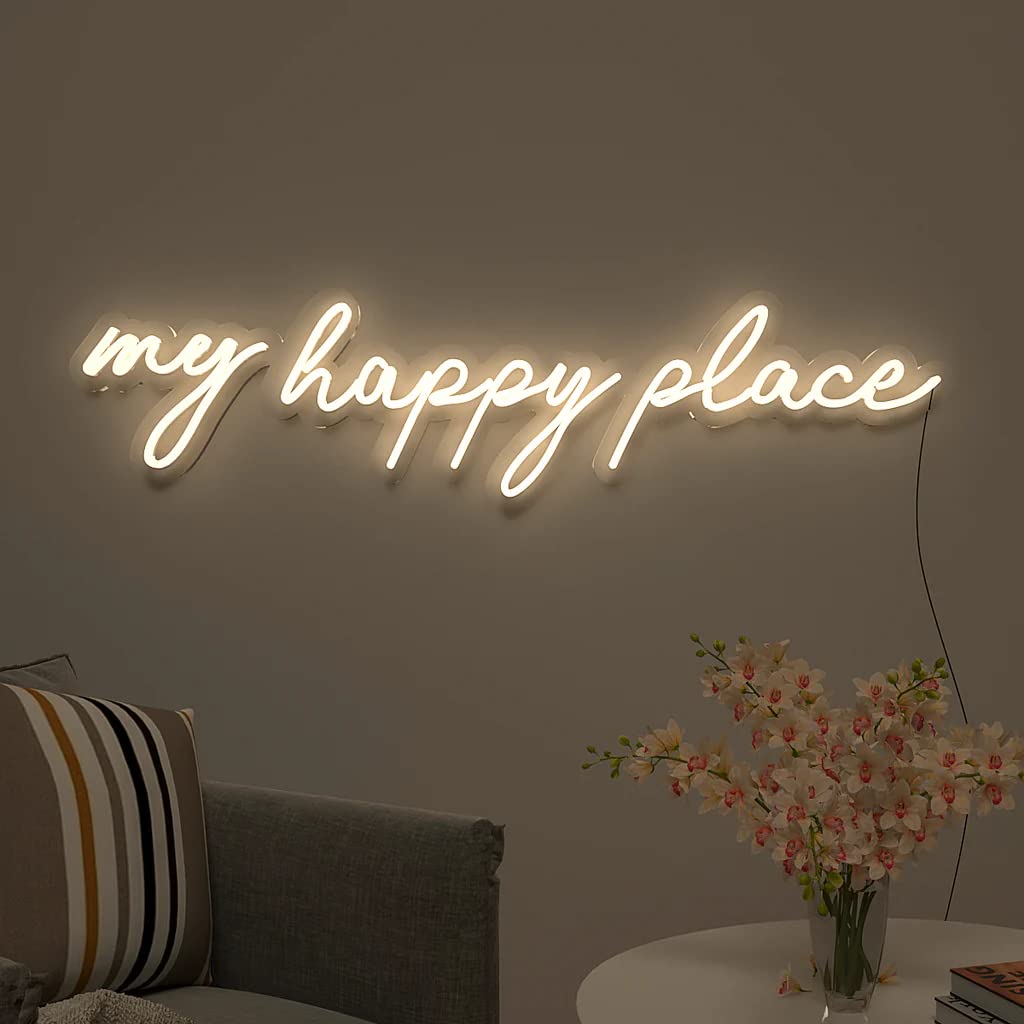 Buy Vidha Impex Neon Signs Light For Wall Home Decor My Happy Place