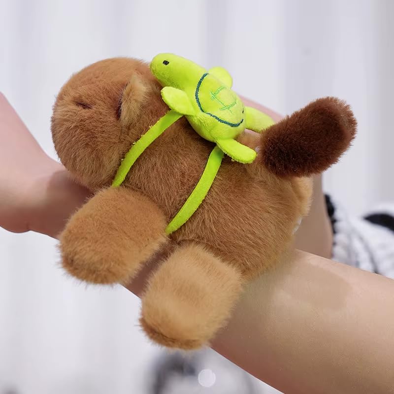 Image of SCOOBA Wrist Holding Wagging Tail Capybara Soft Toys for Kids Babies (Holding Capybara with Tail Wagging)