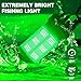 Underwater Fishing Light Super Bright 80000 Lumens 160W Green LED Fishing Light Night Fishing Attracting Light 110V&12-24V Submersible Fish Finder Light Dock Boat Lamp for Squid Shrimp Snook Crappie