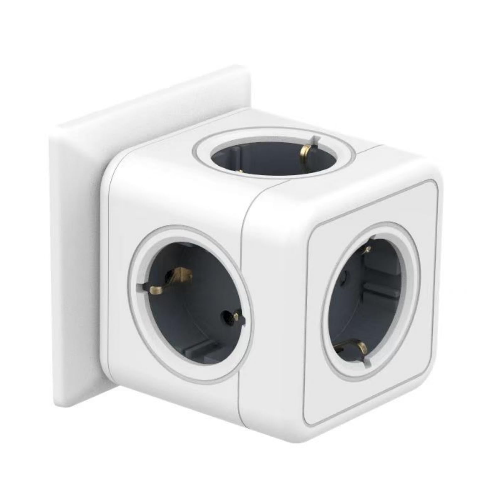 Steckdosenwürfel 5-fach Mit Überspannungsschutz - 3680W 16A