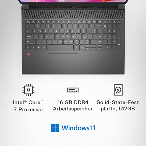 Dell Inspiron Gaming 15 (5511) Laptop mit 15,6 Zoll FHD Display