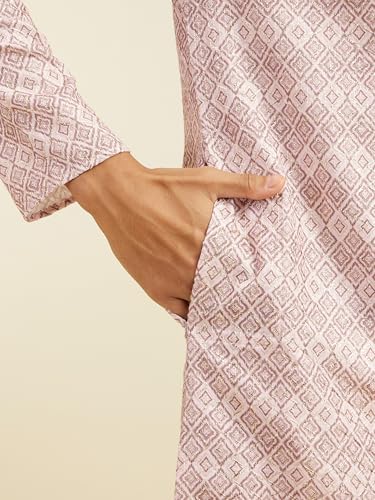 Image of DIWAS BY MANYAVAR Men's Art Silk Printed Kurta (1pc)