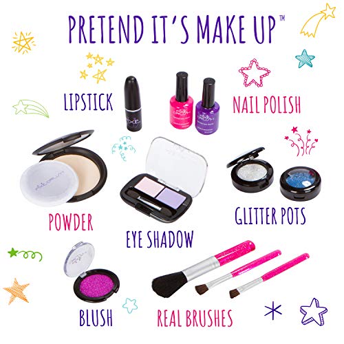 Pixiecrush Pretend Play Makeup Set For Toddlers. Designer Girls Beauty Basics 12 Piece Polka Dot Handbag Set Ages 3, 4, 5, 6, 7, 8, 9, 10 | Comes In An Attractive Pink Polkadot Purse #TOP5