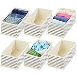 GRAN ORGANIZADOR: Estas ingeniosas cajas organizadoras vienen en un juego de 6 y ofrecen mucho espacio para guardar prendas de ropa y accesorios. Pueden plegarse para ahorrar espacio.
